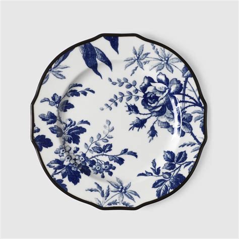 gucci dessert plates|Herbarium dessert plate, set of two .